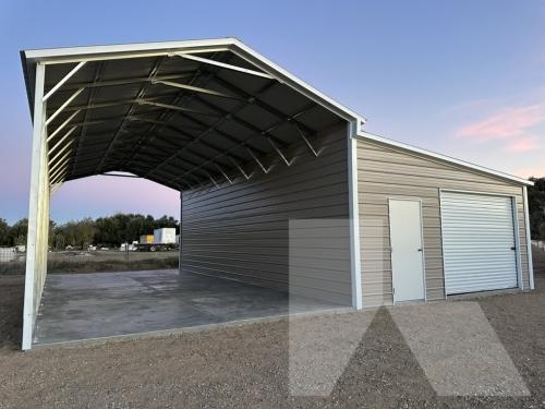 18x40x12 Carport Vertical 14 Gauge 2